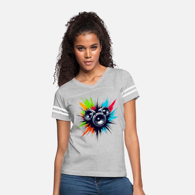 Bass Drops & Brushstrokes, Music Meets Art T-Shirt