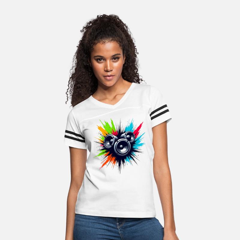Bass Drops & Brushstrokes, Music Meets Art T-Shirt