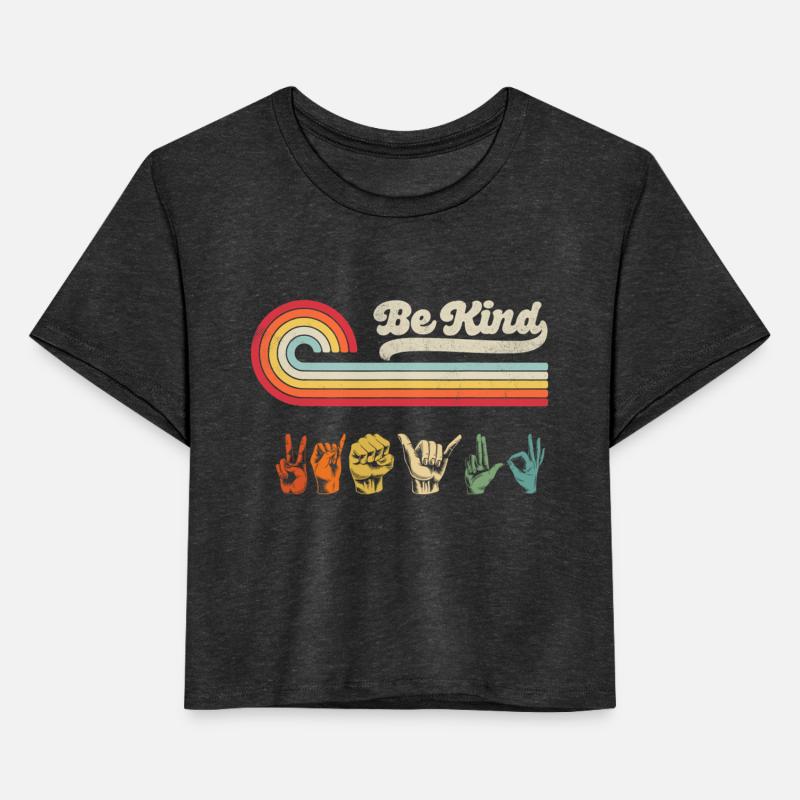 Be Kind Retro Hand Sign Language