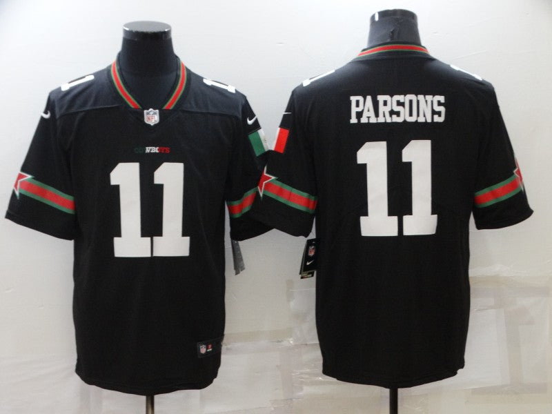 Men's Dallas Cowboys Micah Parsons #11 Black Game Player Jerseys