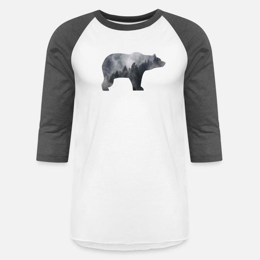 bear in smoky forest