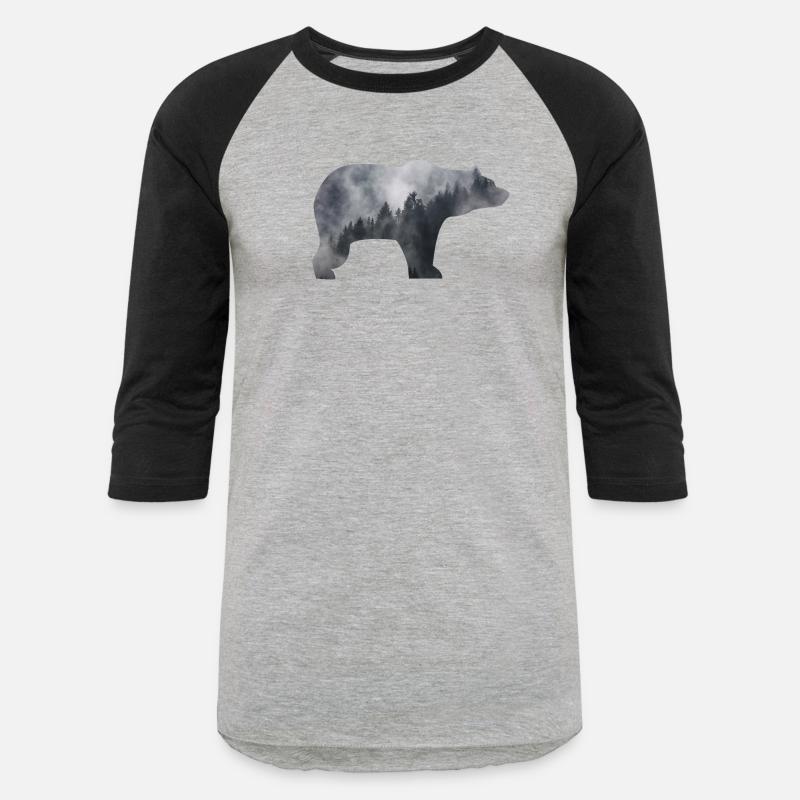 bear in smoky forest