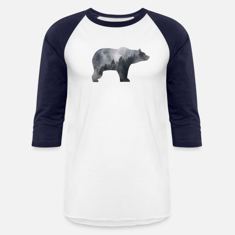 bear in smoky forest