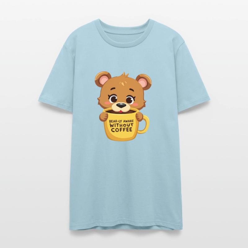Bear-ly Awake! - Cute Bear Cub & Morning Coffee