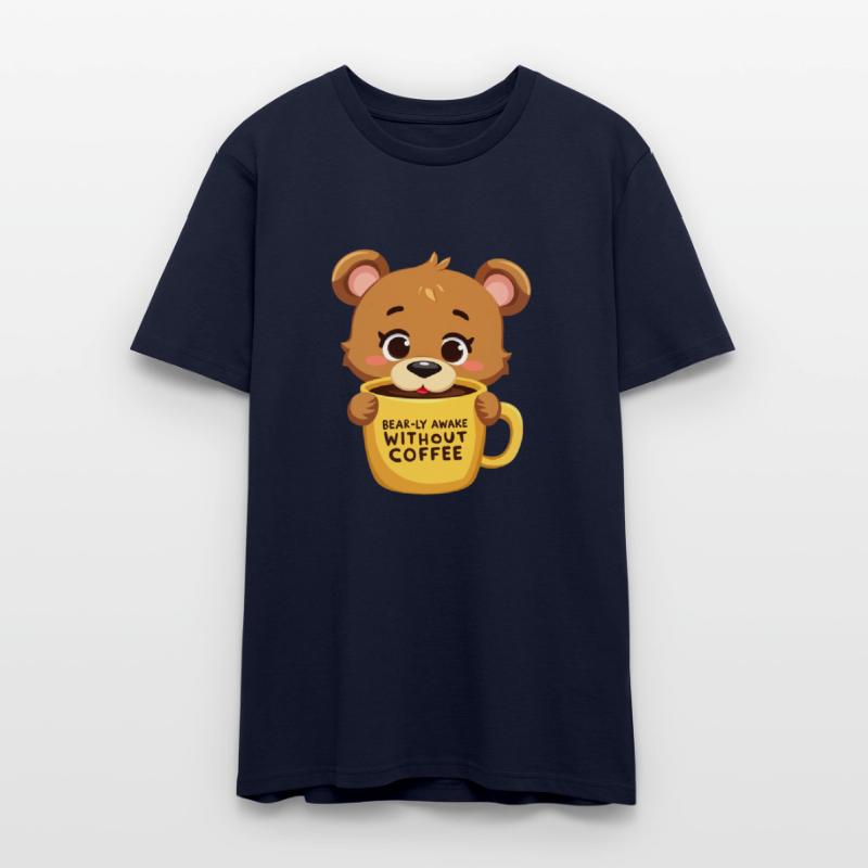 Bear-ly Awake! - Cute Bear Cub & Morning Coffee