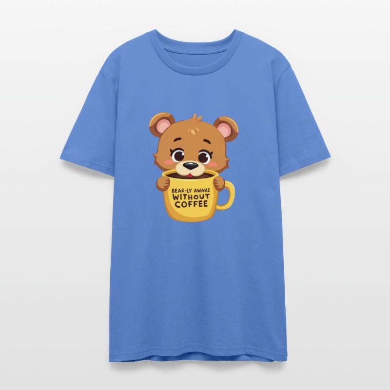 Bear-ly Awake! - Cute Bear Cub & Morning Coffee