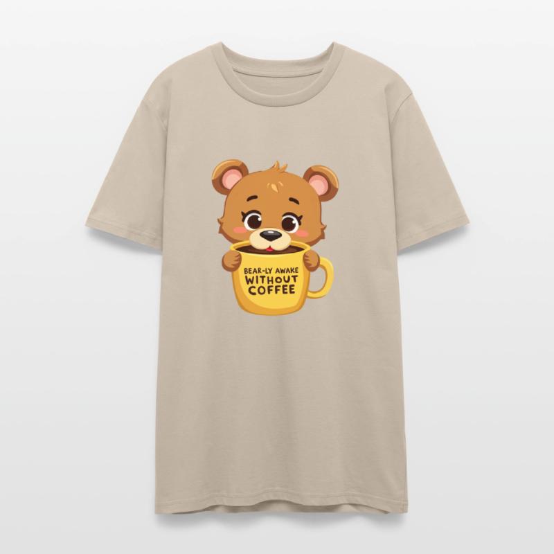 Bear-ly Awake! - Cute Bear Cub & Morning Coffee