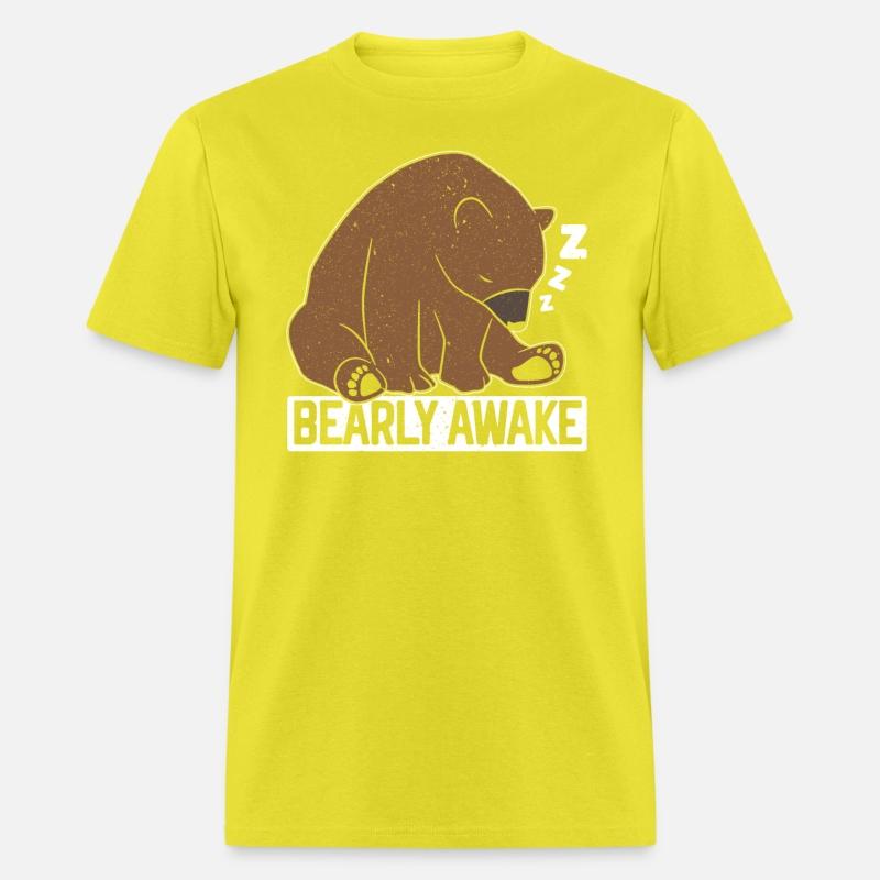 Bearly Awake Sleeping Bear Lover Wildlife Animal