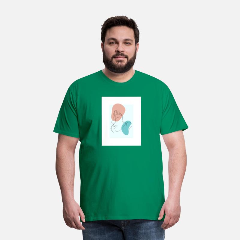 beige minimalist woman line art