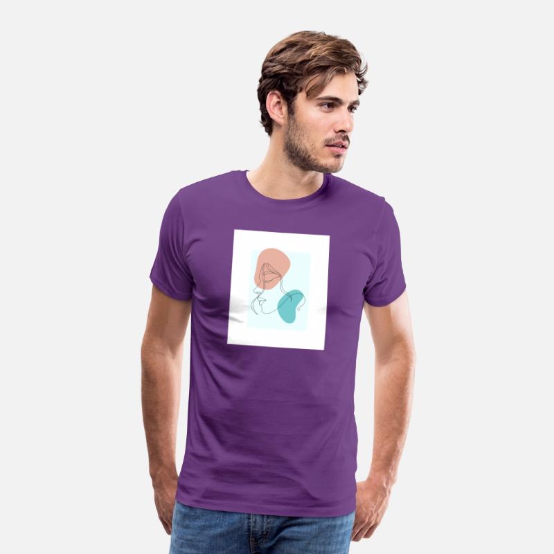 beige minimalist woman line art