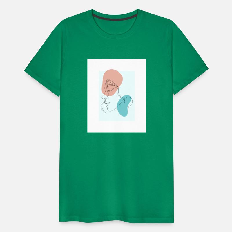 beige minimalist woman line art