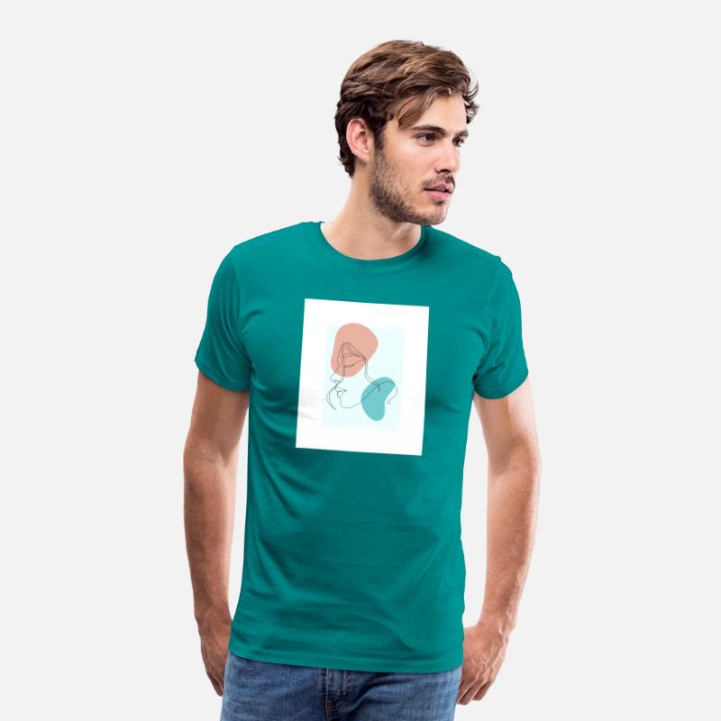 beige minimalist woman line art