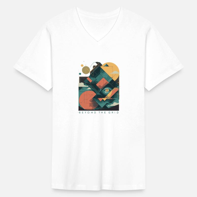 Beyond the Grid Abstract Tee