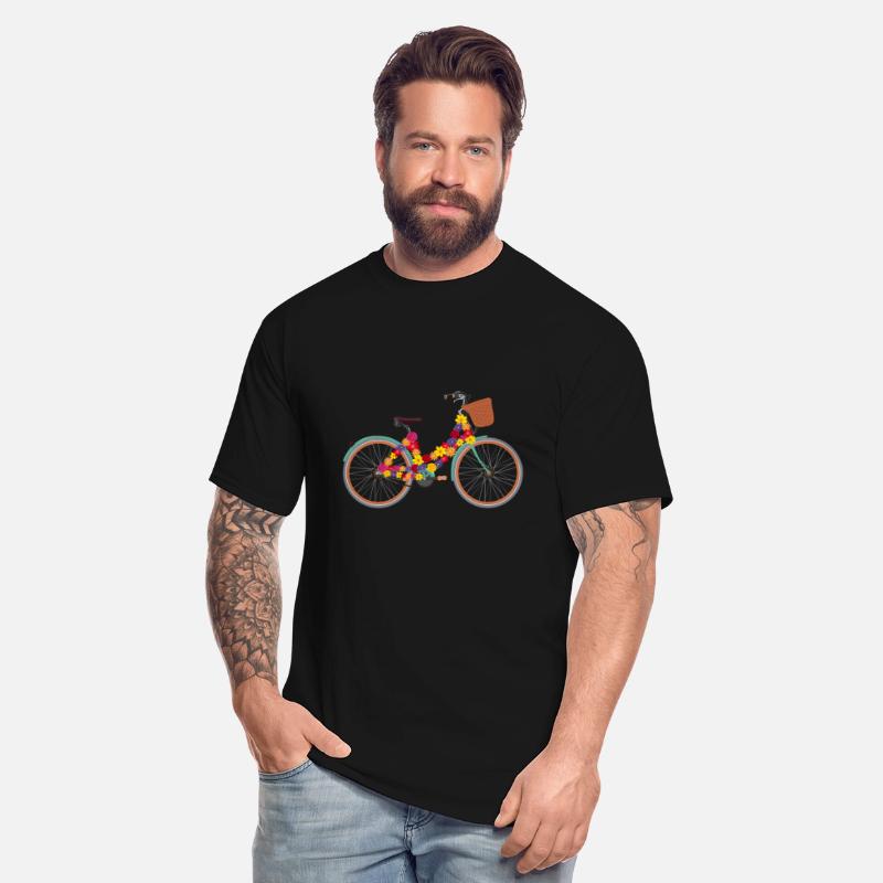 bicycle Flowers Flower lover Women Vintage