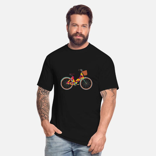 bicycle Flowers Flower lover Women Vintage