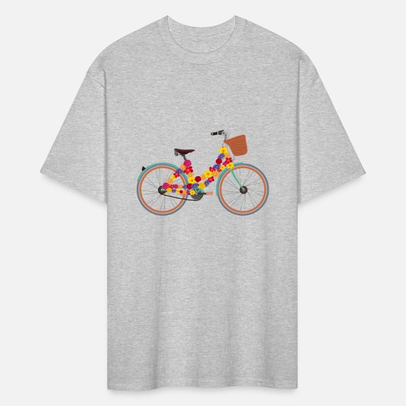 bicycle Flowers Flower lover Women Vintage