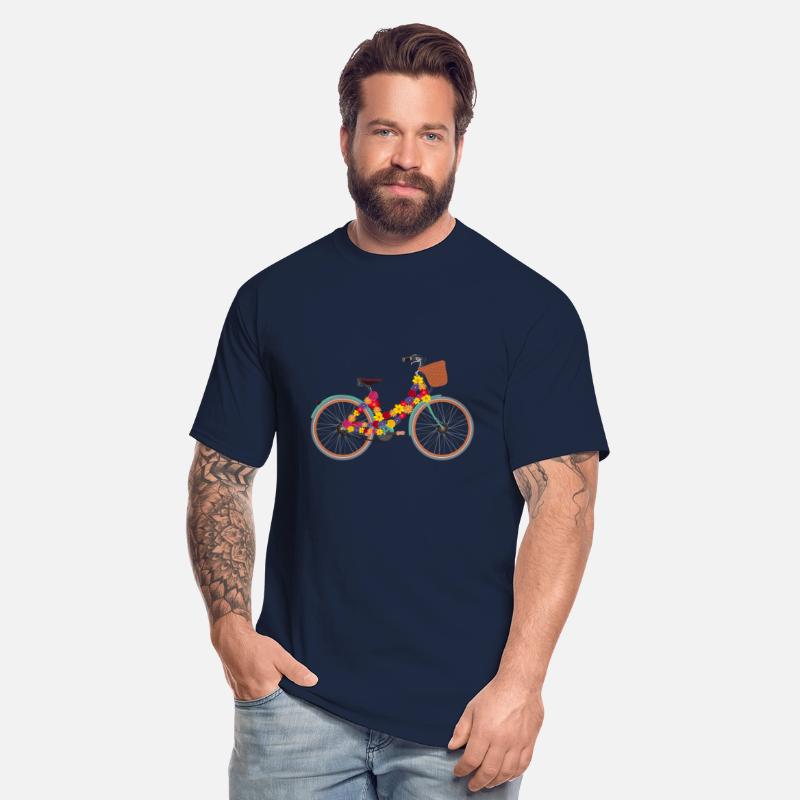bicycle Flowers Flower lover Women Vintage