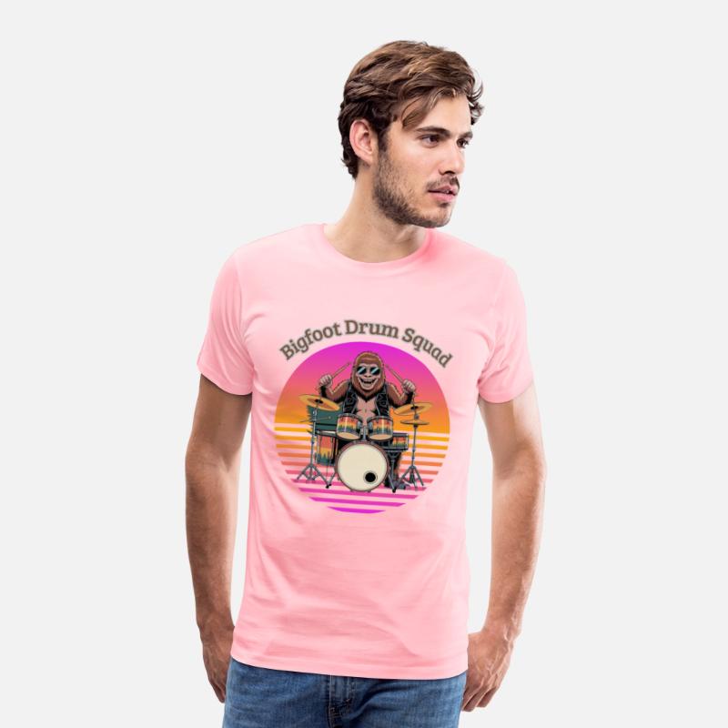 Bigfoot Drum Squad Retro Vintage