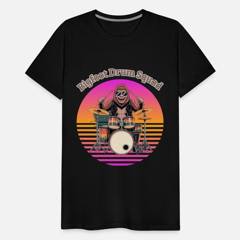 Bigfoot Drum Squad Retro Vintage
