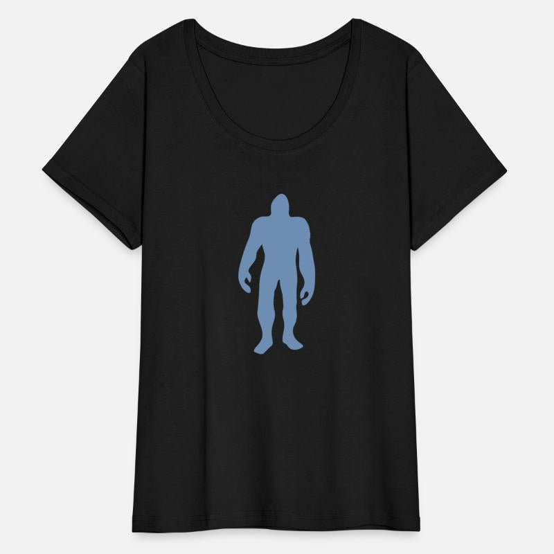 Bigfoot silhouette minimalist fairy tale