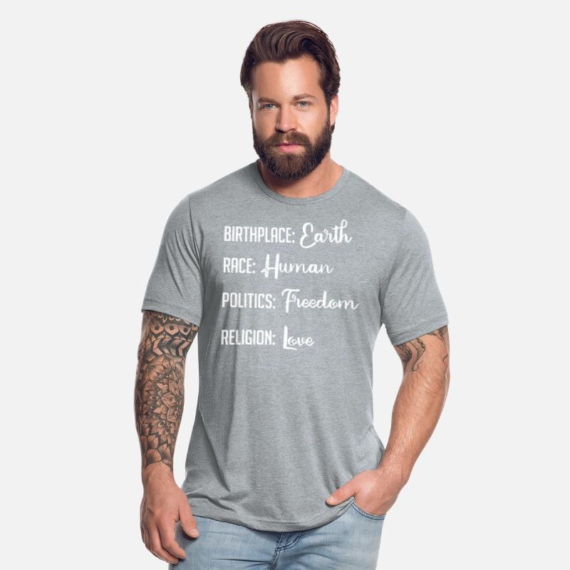 Birthplace Earth, Race Human, Politics Religion