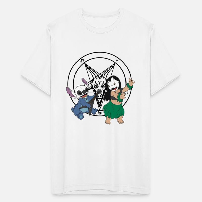 Black Metal Lilo and Stitch