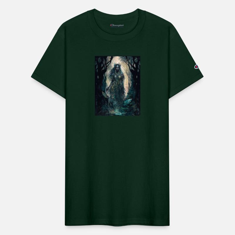 Black Nature Goddess - African American, Woodland