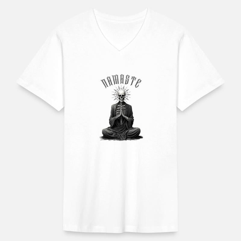 Black Skeleton Namaste