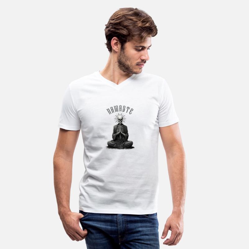 Black Skeleton Namaste