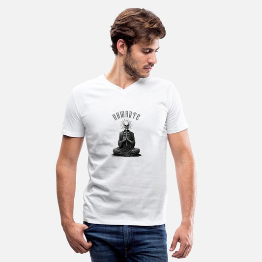 Black Skeleton Namaste