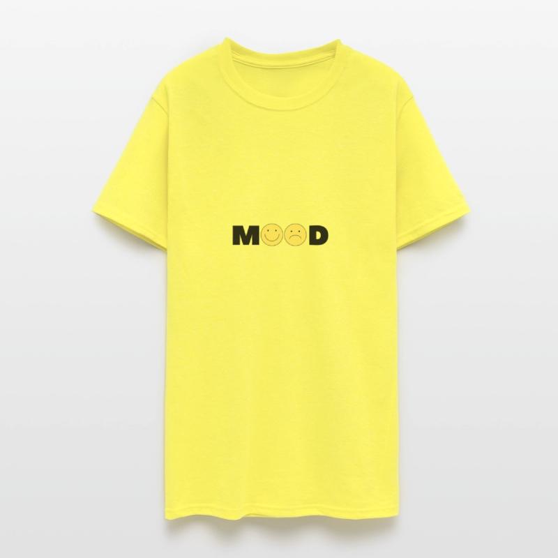 Black Yellow Minimalist Motto T-Shirt Design