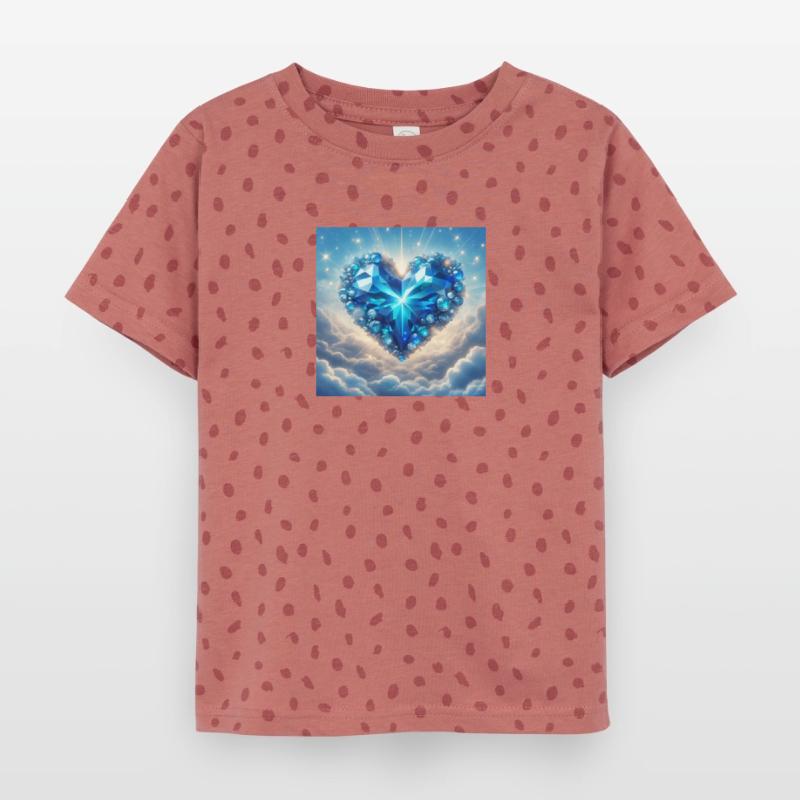 Blue Heart Jewel Radiant Heart of Love