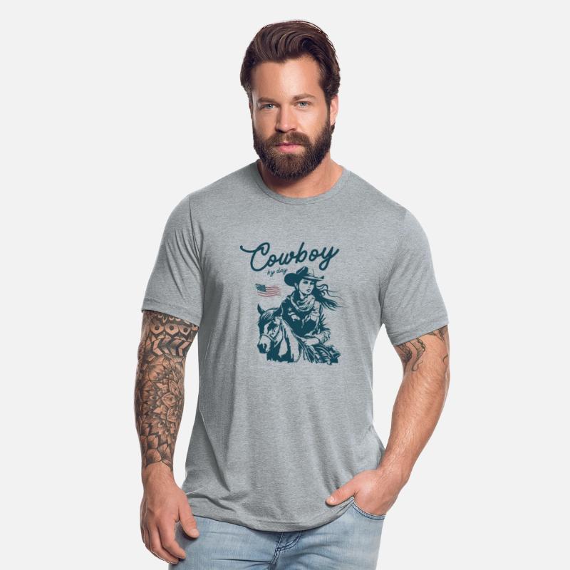 Blue & Special Vintage Cowboy T Shirt