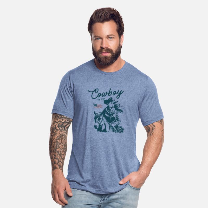 Blue & Special Vintage Cowboy T Shirt