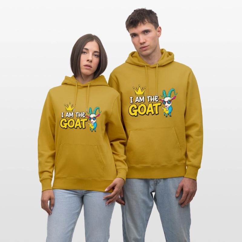 Bold Goat Crown Slogan Design