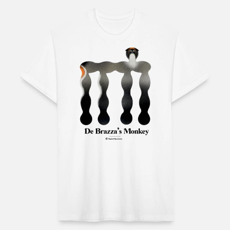 Bold monkey print "De brazza's monkey"