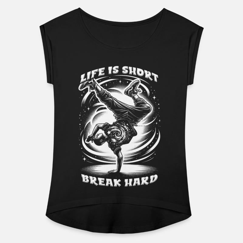 Breakdancing B-boy Life is short break hard