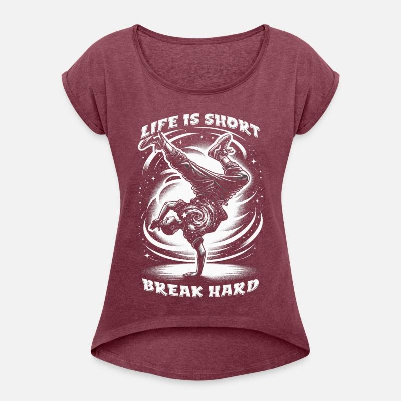 Breakdancing B-boy Life is short break hard