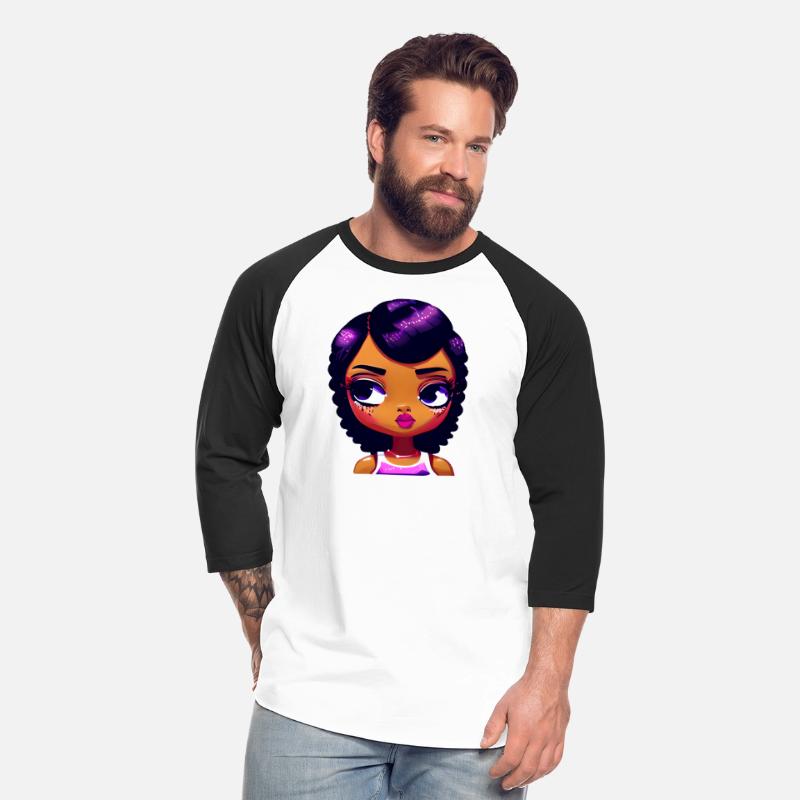 Bright Eyed Brown Girl Kawaii