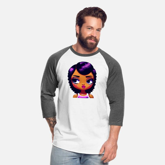 Bright Eyed Brown Girl Kawaii