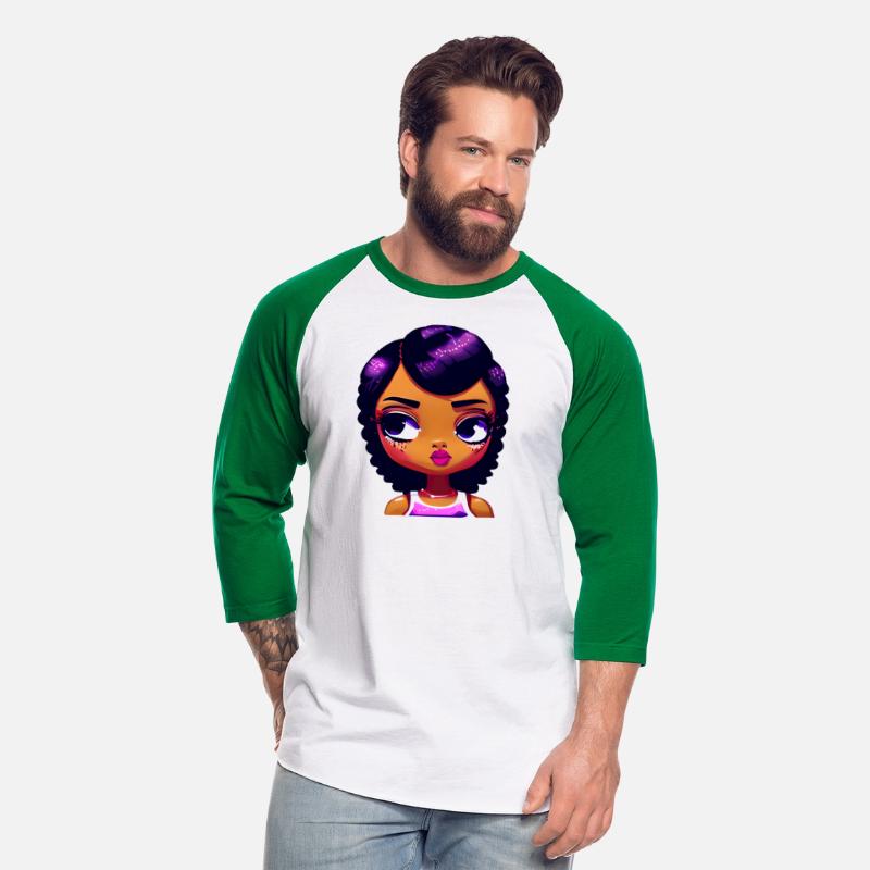 Bright Eyed Brown Girl Kawaii