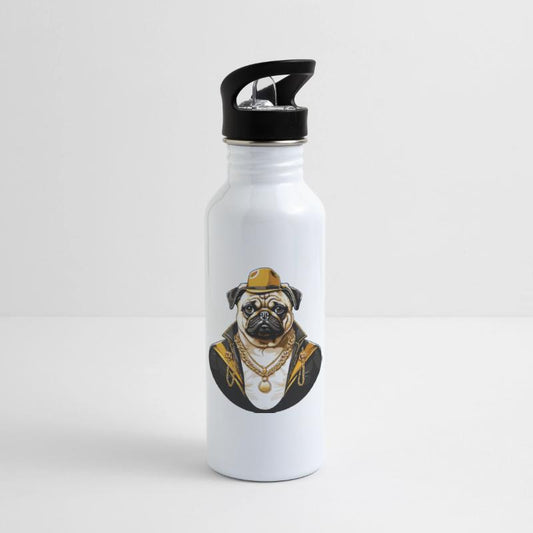 Brutal pug gangster with gold chain T shirt design