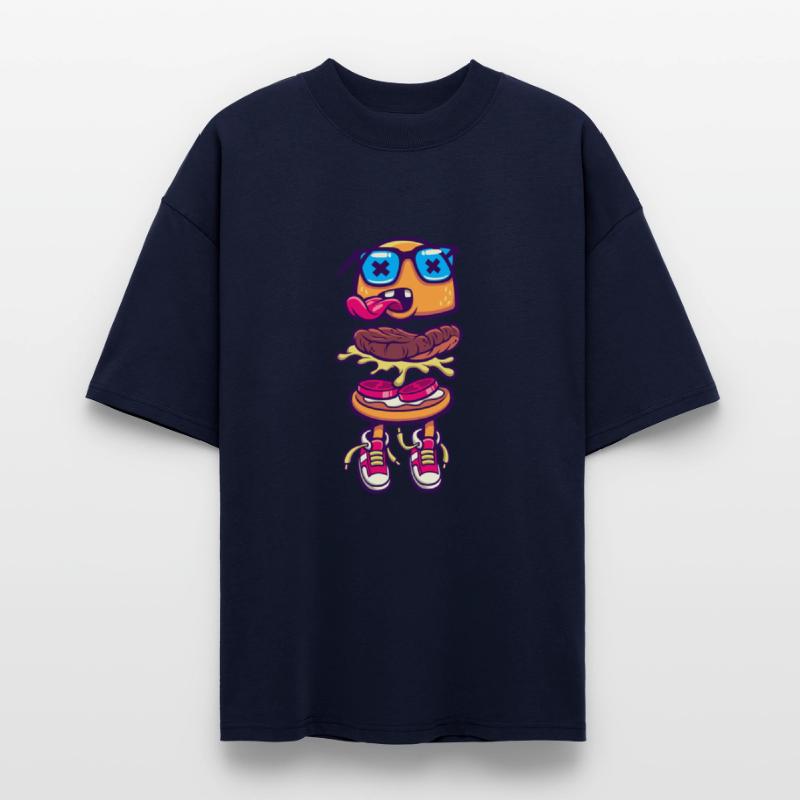 burger monster sneakers language food