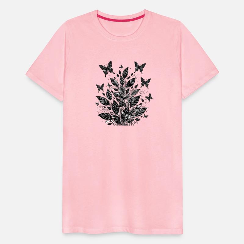 Butterflies and Foliage in Harmony