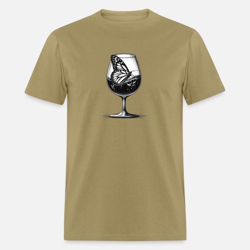 Butterfly in a Wine Glass