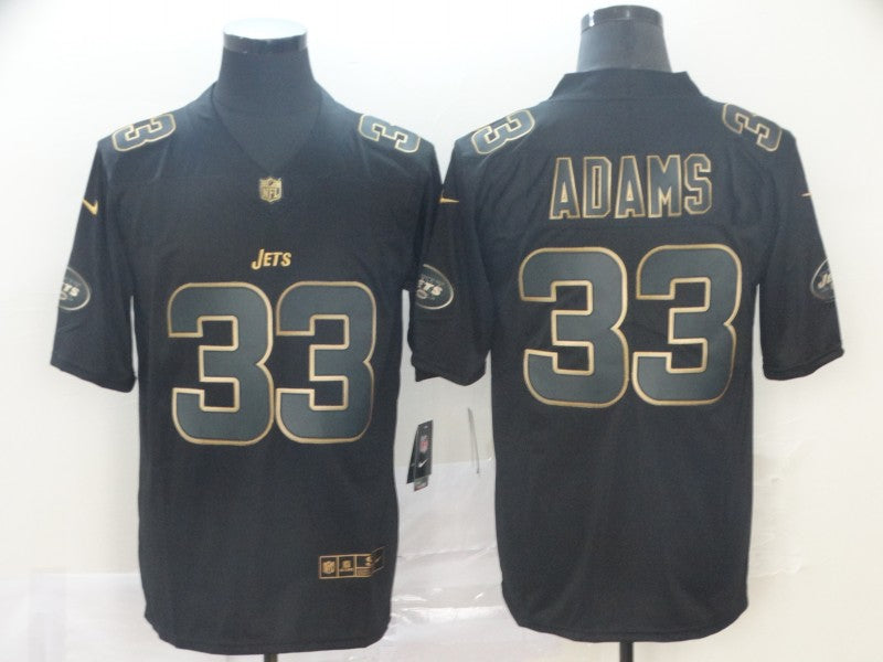Men's New York Jets Jamal Adams #33 Black Game Player Jerseys