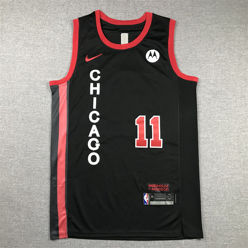 Men's Chicago Bulls DeMar DeRozan #11 Black 2023/24 Swingman Jerseys - City Edition