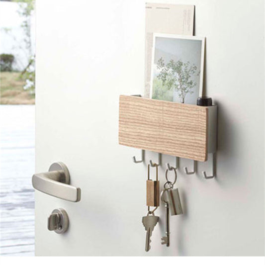 Wooden Key Holder With Storage – Designed for Modern Living
