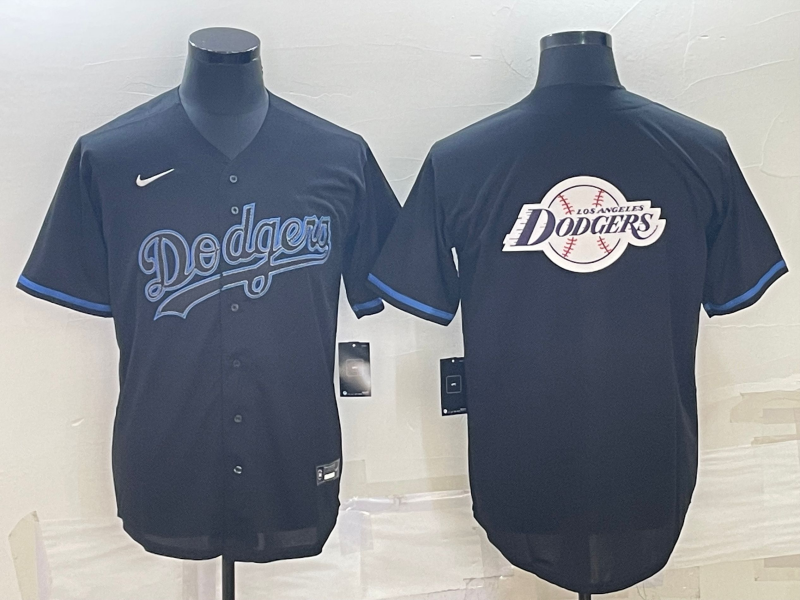 Men's Los Angeles Dodgers Replica Baseball Jerseys Black