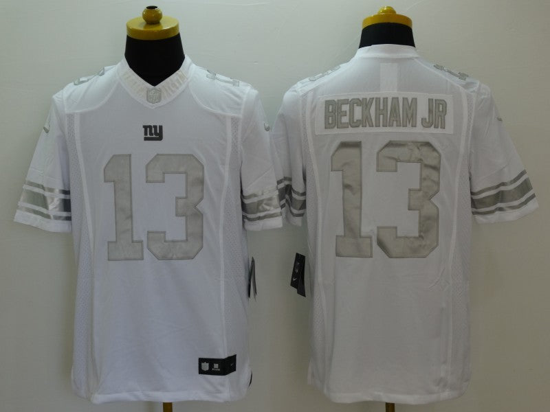 Men's New York Giants Odell Beckham Jr. #13 White Alternate Game Jerseys
